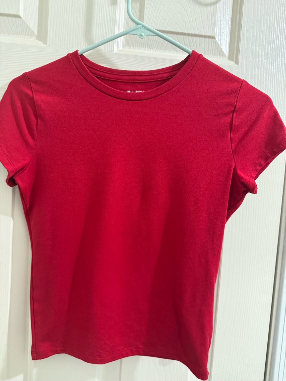 Hollister Bold Red Crew Tee